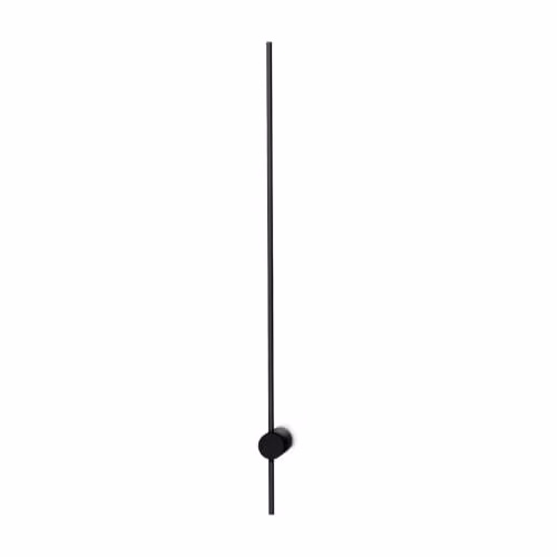 Ideal Lux Essence Tall Integrated LED Wall Lamp in Black with 4000K Cool White Light – 1