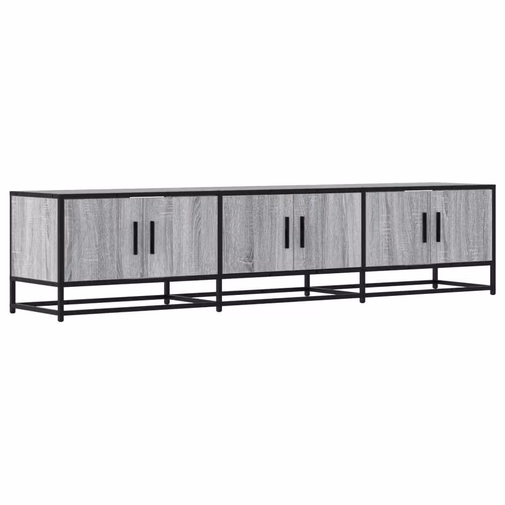 Berkfield Home Grey Sonoma TV Cabinet in Engineered Wood, W/D/H: 180 x 35 x 41 cm – 2