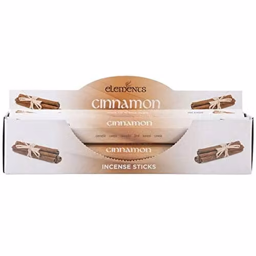 Something Different Elements Cinnamon Incense Sticks, Pack of 6, Spicy Brown