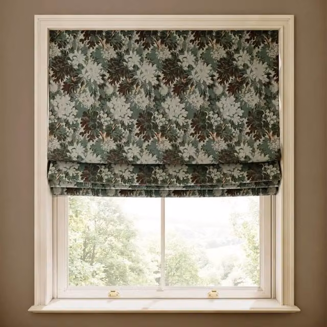 House of Hackney SILVA Jacquard Floral Blind in Blue