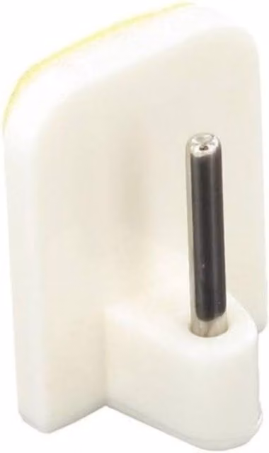 Securit White Plastic Curtain Hooks, Pack of 4