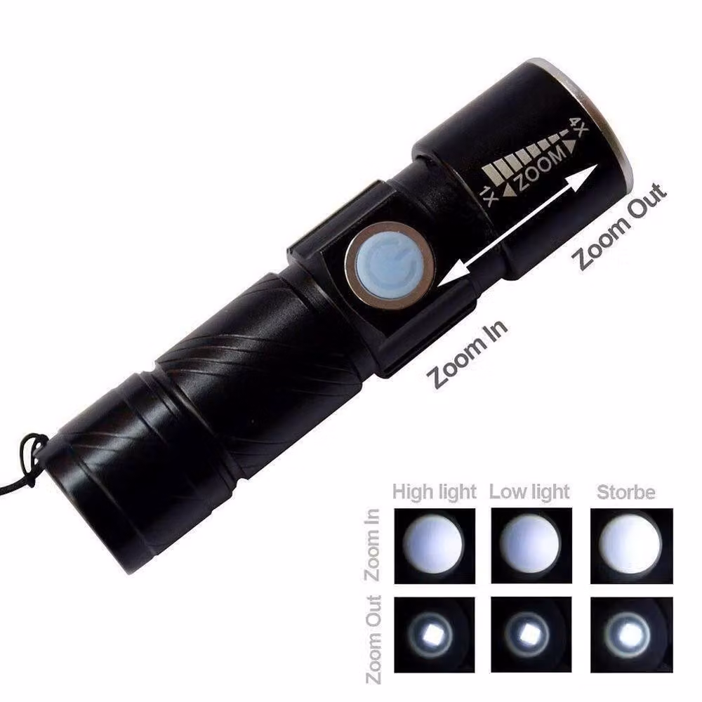 NESTLUNE 2 Pack Mini LED Tactical Flashlights in Black – 2