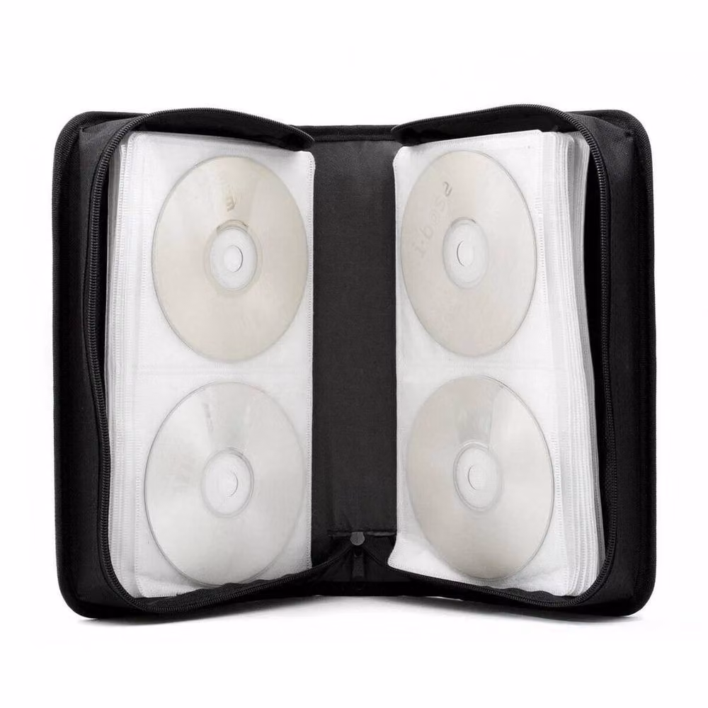 NESTLUNE Black CD, VCD and DVD Car Storage Carry Bag Case – 2