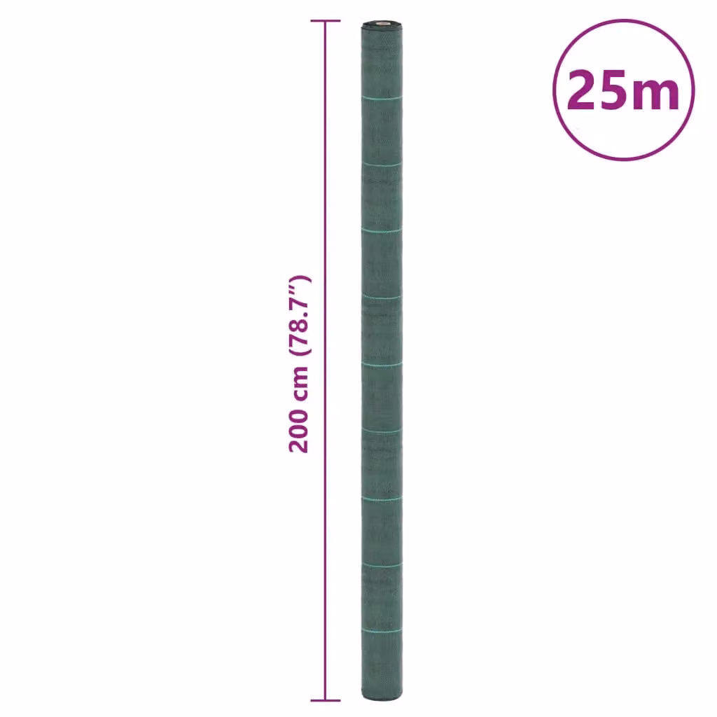 Berkfield Home Green PP Weed Membrane, 2 x 25 m – 5
