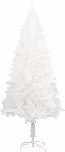 Berkfield Home Lifelike Artificial White Christmas Tree, Height: 210 cm – 1