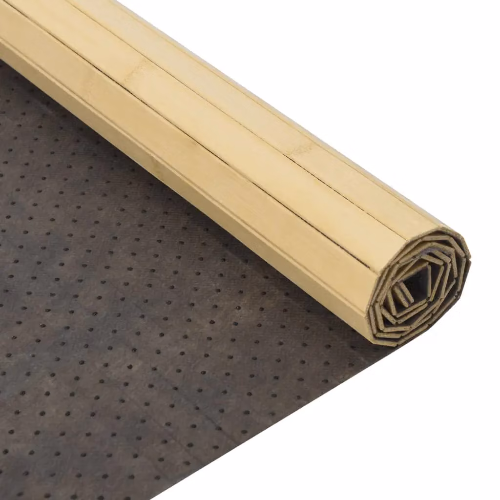 Berkfield Home Rectangular Bamboo Rug in Beige, W: 70 cm, L: 300 cm – 2