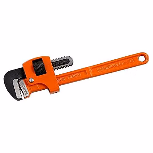 Bahco Stillson Type Pipe Wrench in Orange and Multicolour – 1