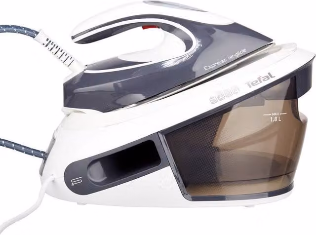 Tefal 2800W Express Airglide Steam Generator Iron in Grey and White with Anti-Calc System – 1