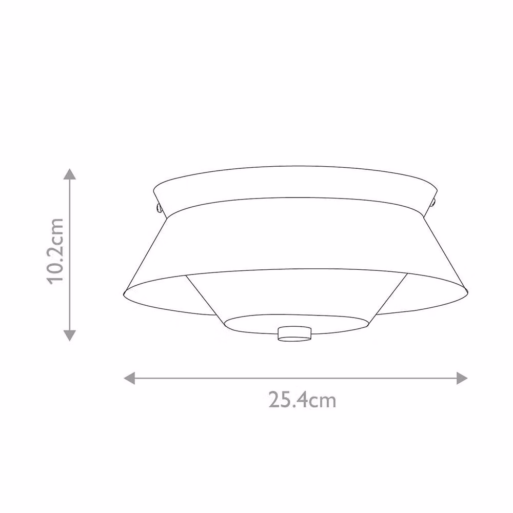 Netlighting Bowtie 2 Light Bathroom Ceiling Light in Matte Black, IP44 Rated – 5