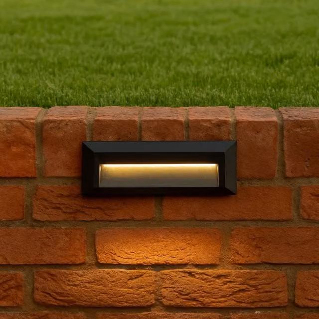 CGC Lighting Rebecca LED Slim Rectangle Wall Brick Light in Grey – 1