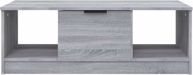 Berkfield Home Decorative Coffee Table in Grey Sonoma, W/D/H: 102 x 50 x 36 cm – 1