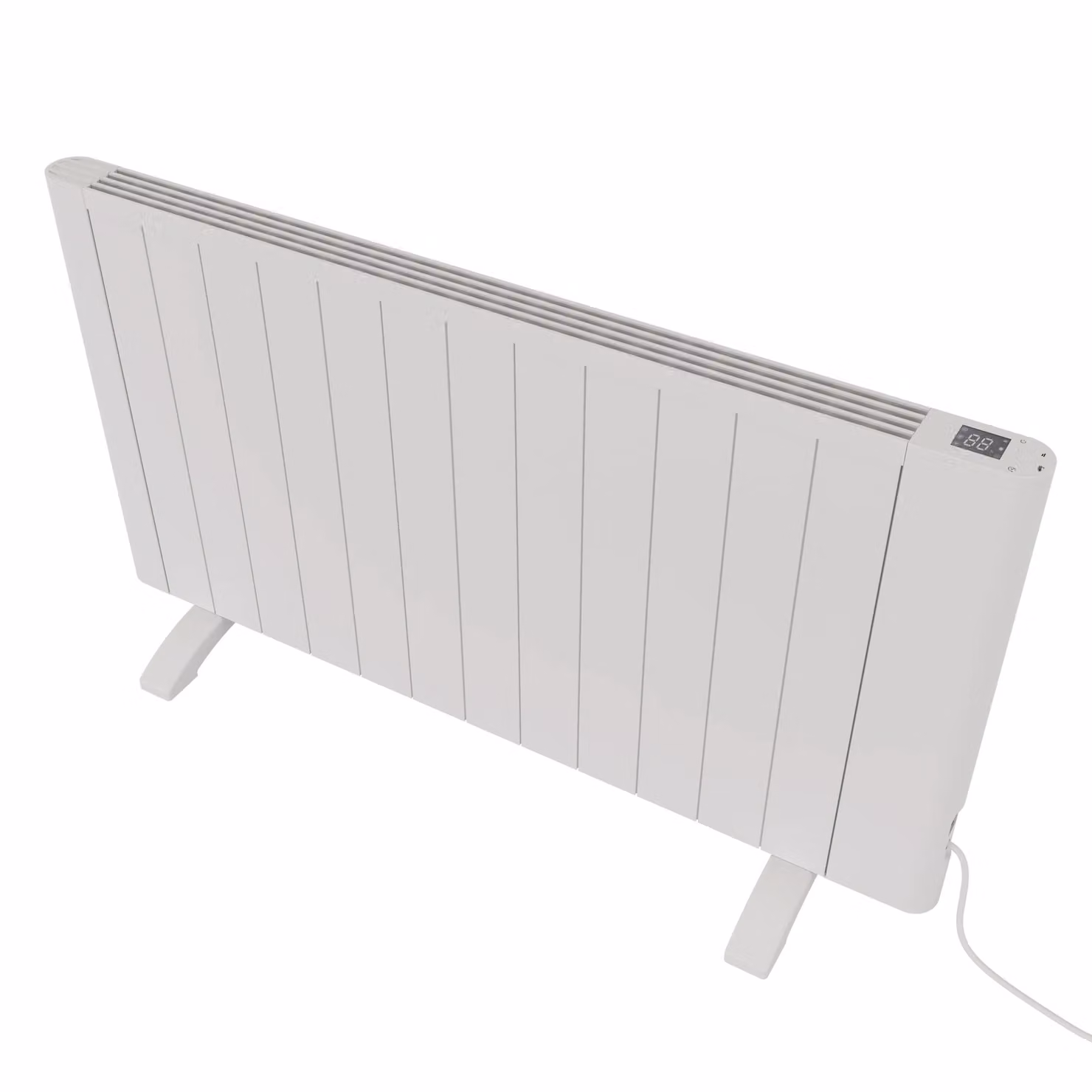 Agadon Riley White Electric Convector Panel Radiator W/H/D: 58.0 x 59.0 x 58.0 cm – 3