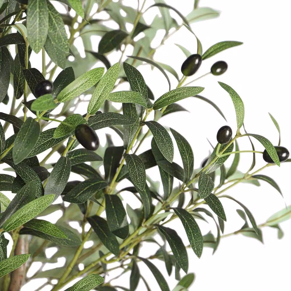 Dprodo Faux Olive Tree with Planter in Green – 2