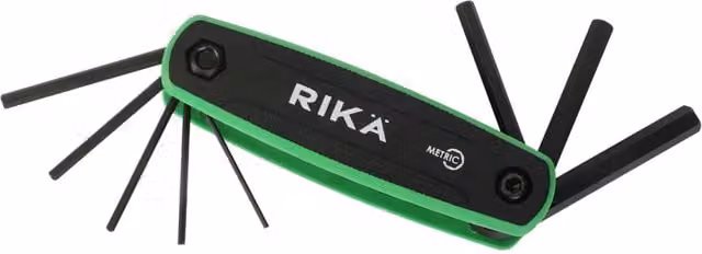 Rikä 8pc Metric Folding Hex Key Set in Green