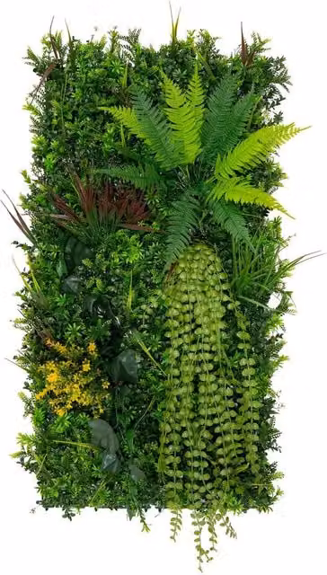 Monstershop Alina Artificial Plant Wall Panel, Green, W: 50 cm, H: 100 cm – 1