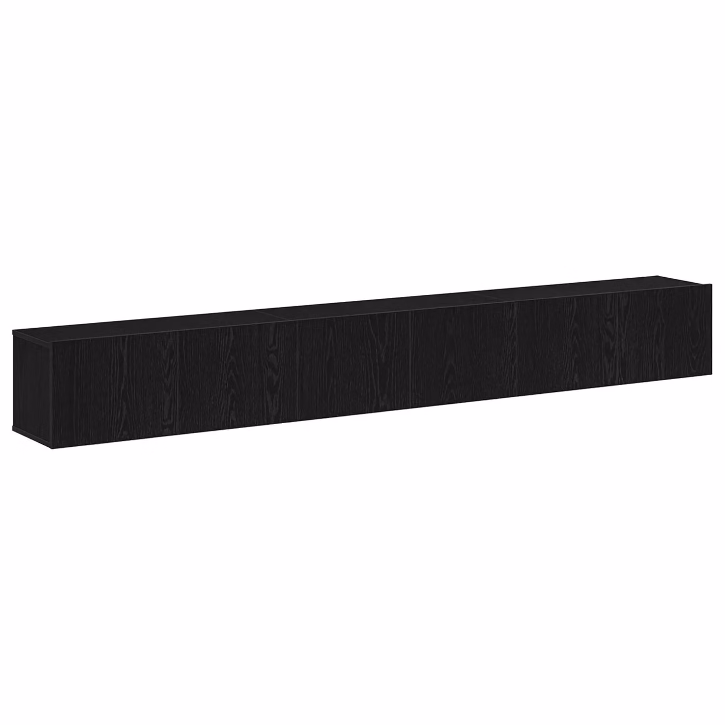Berkfield Home 3 Piece Modern Black Matt Engineered Wood TV Cabinet Set W/D/H: 240 x 30 x 27 cm – 2