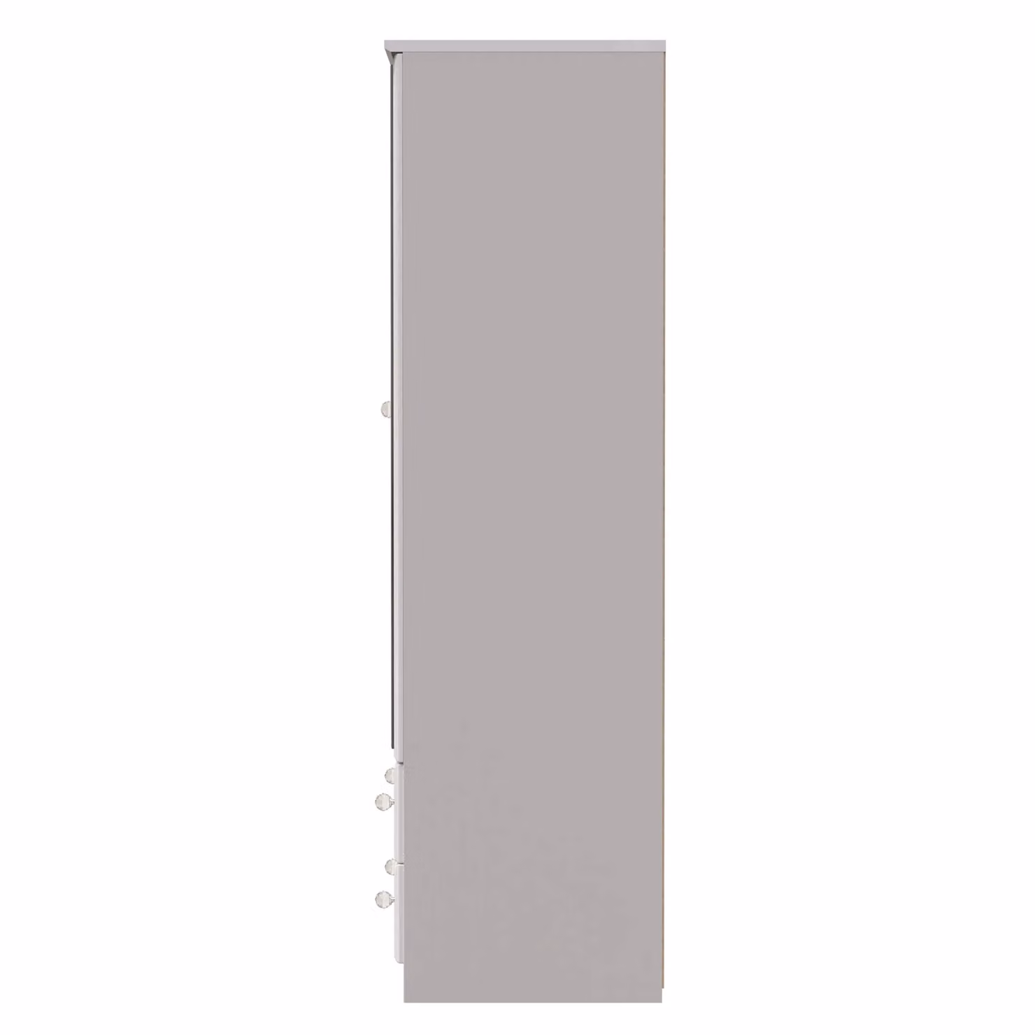 Ready Assembled 2 U Stratford Taupe Mirrored Wardrobe with 2 Doors and 2 Drawers – 2
