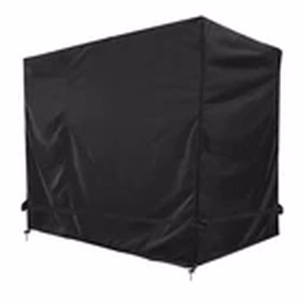 EONLION Waterproof 3-Seater Garden Swing Cover in Black with Zipper – 4