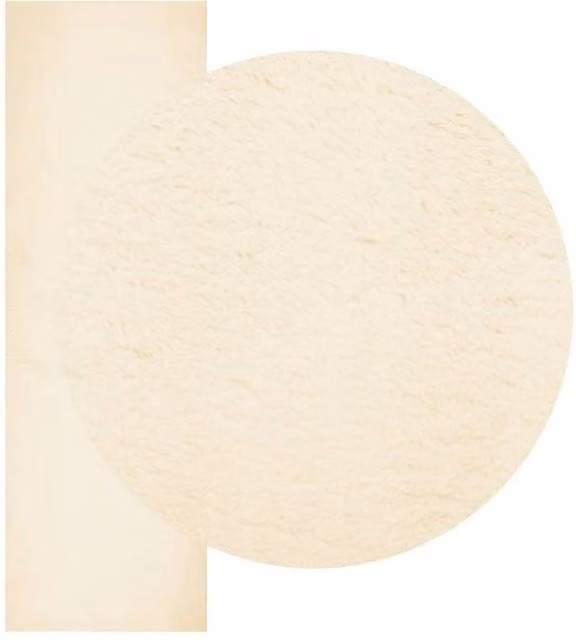 Berkfield Home Huarte Short Pile Washable Rug, Beige, W: 80 cm, L: 250 cm