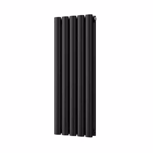 UK Radiators Omeara Black Elliptical Tube Horizontal Designer Radiator, W: 290 mm, H: 800 mm – 2