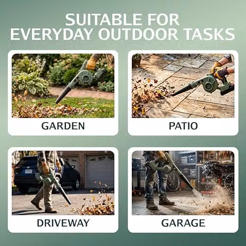 Pelle & Sol 21V Cordless Leaf Blower in Green (Tool Only) – 5