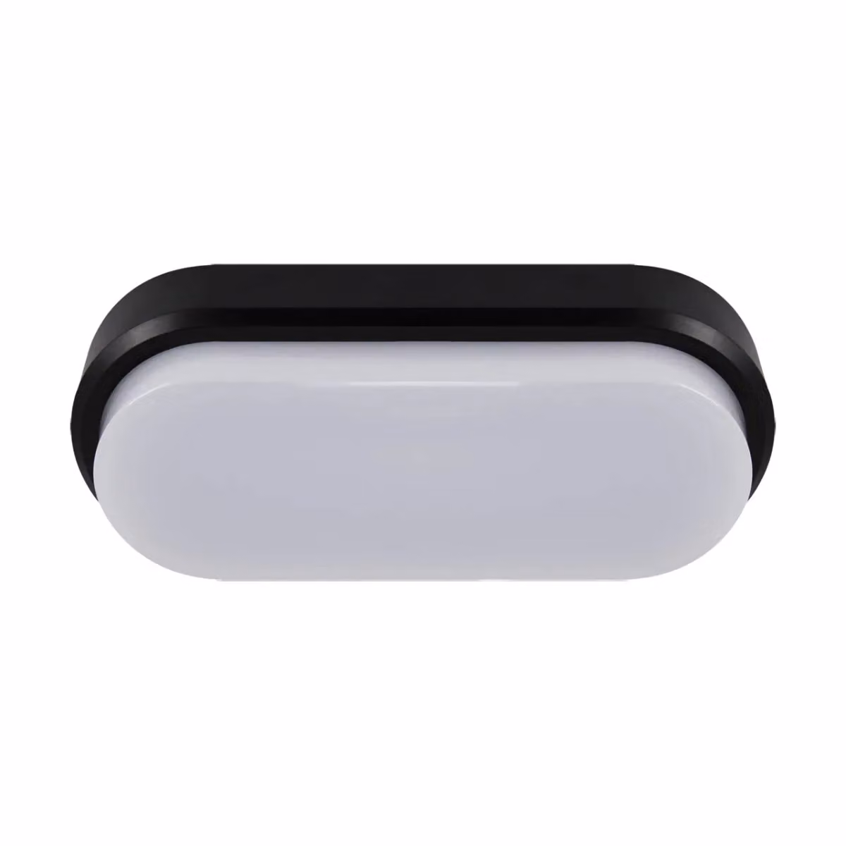 CGC Lighting Sonny Black Opal Oval LED Outdoor Wall Light Bulkhead 12W Black – 3