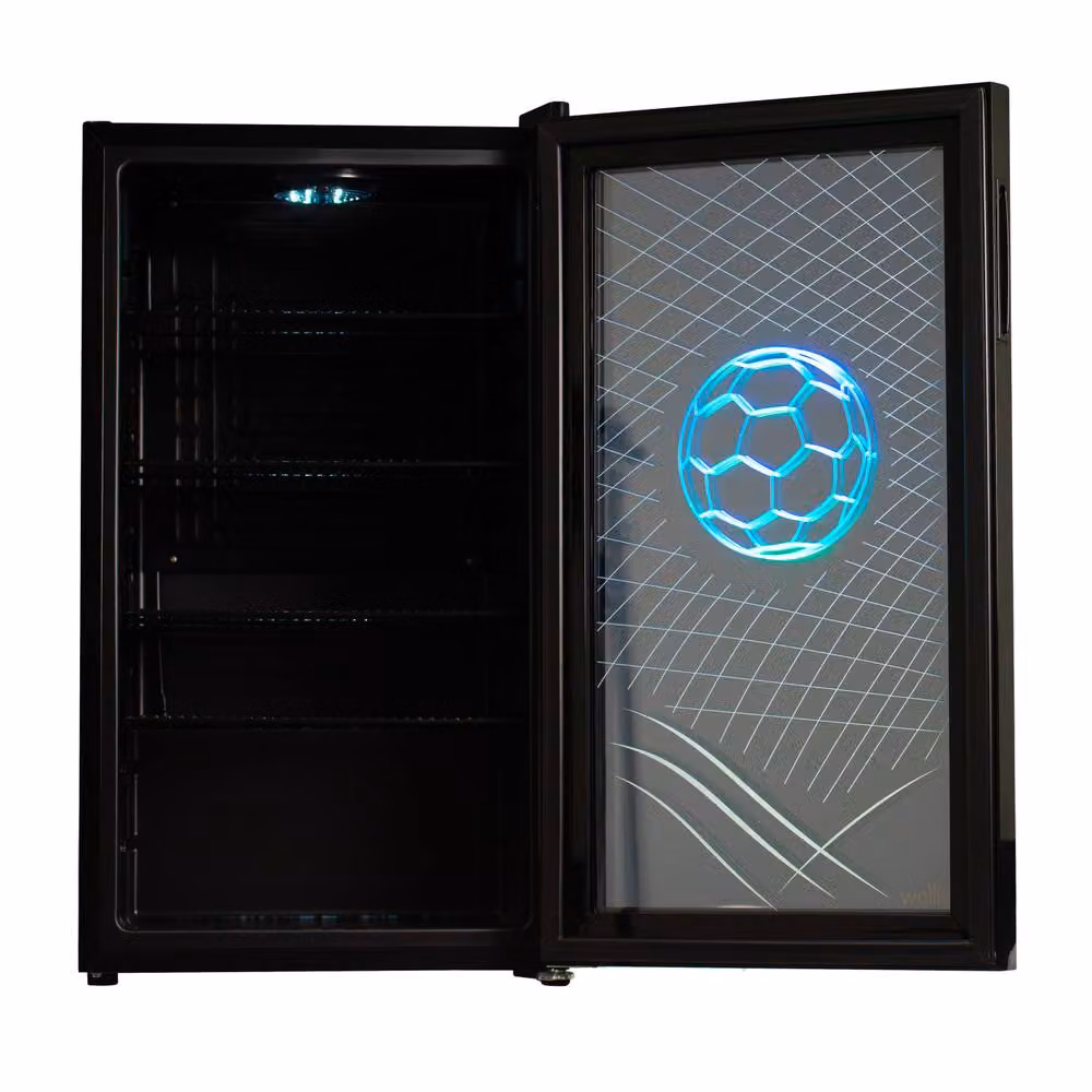 Willow 98L Undercounter Beverage Cooler Football Edition in Black – 5