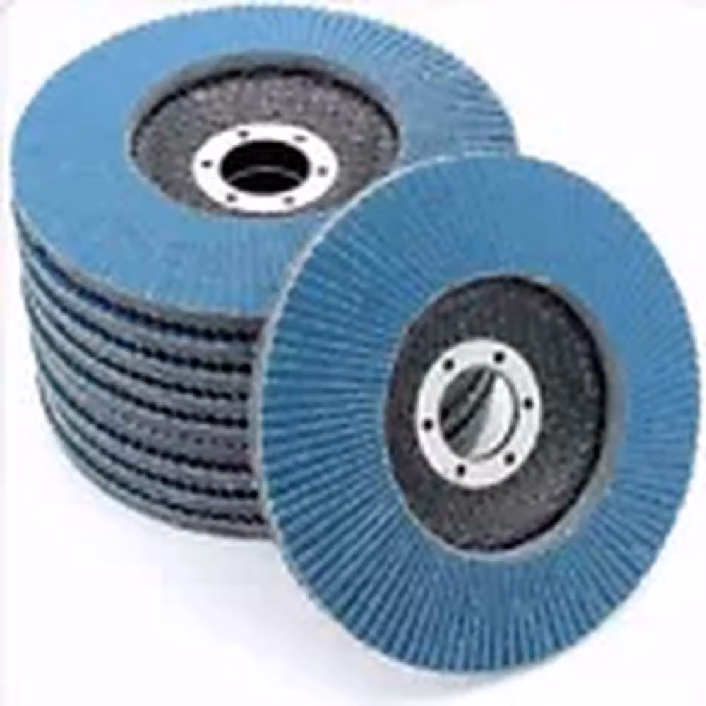 EONLION 10 Pack Blue Flap Grinding and Sanding Discs, 60 Grit Zirconium Oxide Angle Wheel Discs – 2
