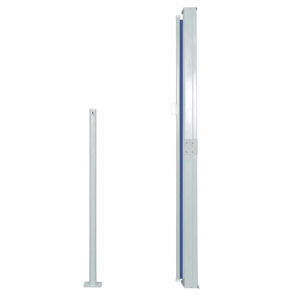 Berkfield Home Retractable Side Awning in Blue, W/H: 500 x 160 cm – 3