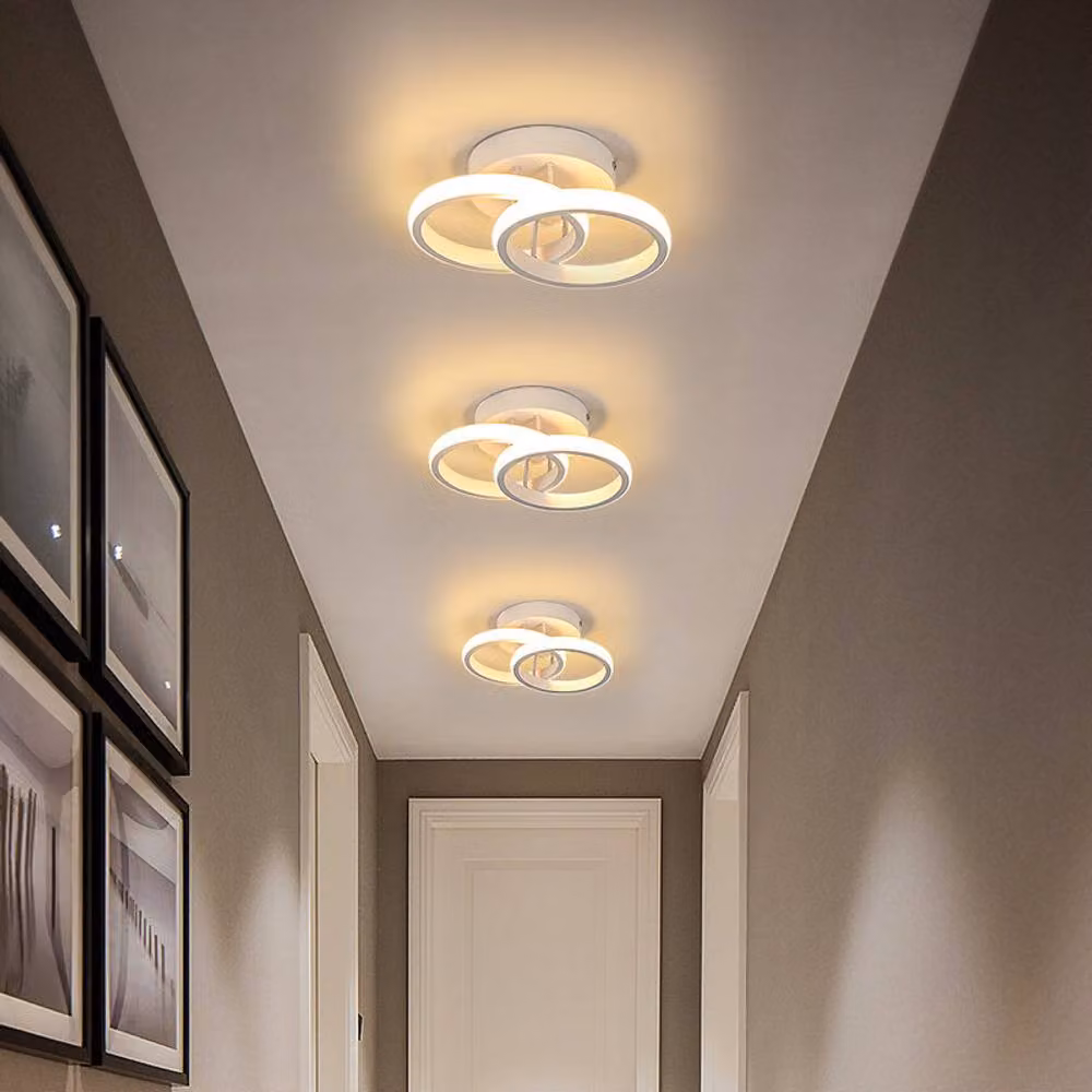 COMELY 22W LED Ring Ceiling Light in White with Warm White 3000K Illumination – 2