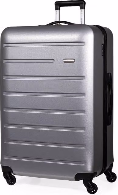 Pierre Cardin Voyager XL Hard Shell Lightweight 4 Wheel Durable Travel Suitcase in Charcoal – 1