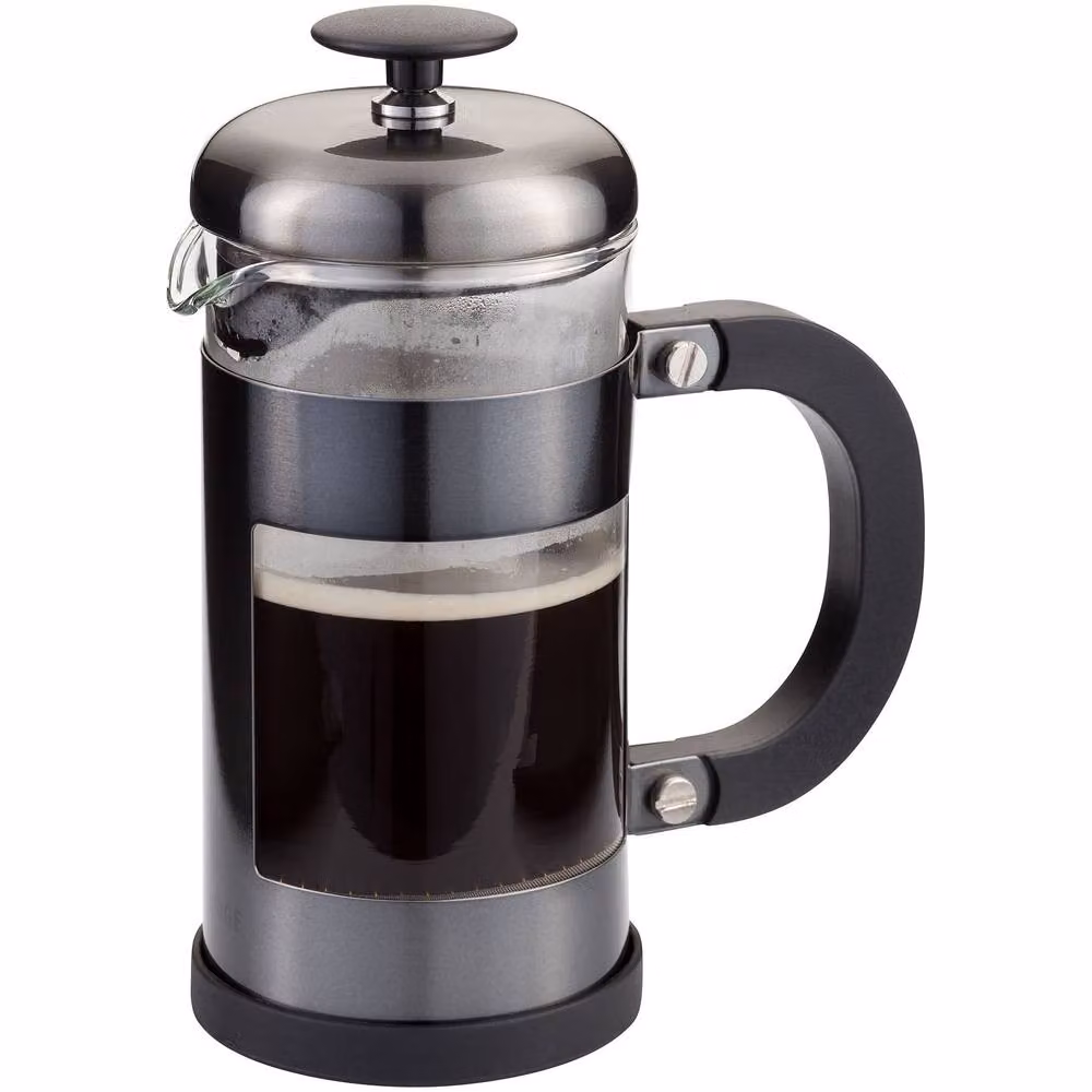 Judge Anthracite 3 Cup Glass Cafetiere, 320ml – 4