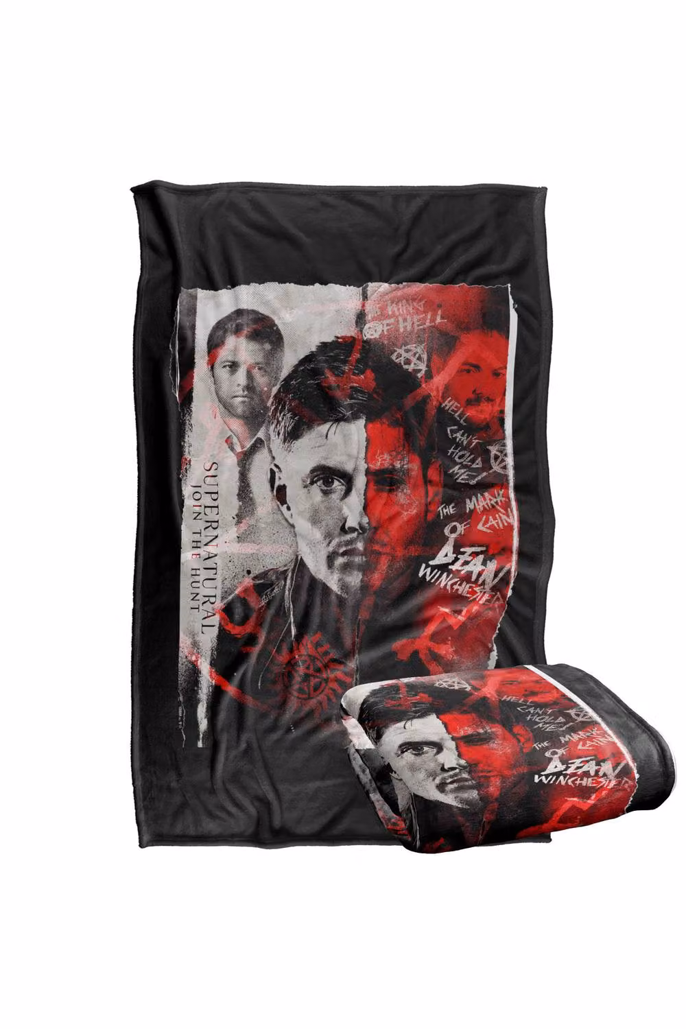 LOGOVISION Supernatural Dean Winchester Demon Silky Touch Super Soft Fleece Throw Blanket, Multicolour, W: 152 cm, D: 127 cm – 7
