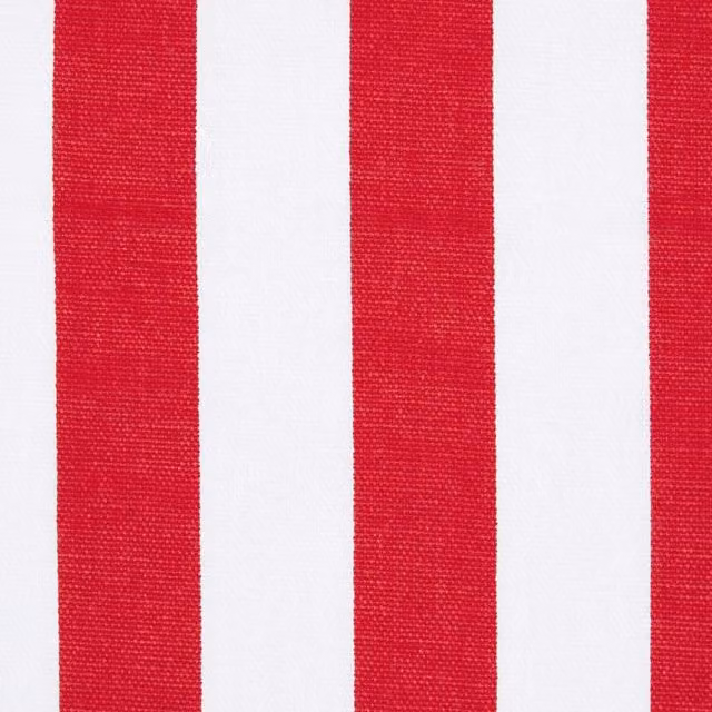 Homescapes Red Pure Cotton Thick Stripe Fabric, Width: 150 cm
