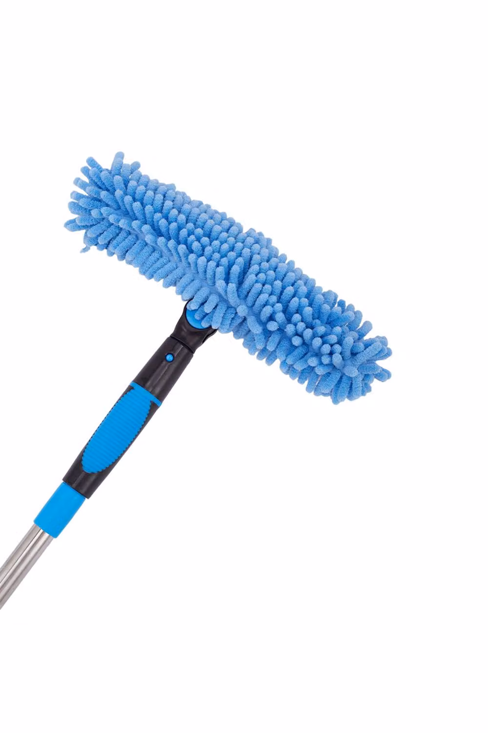 Living and Home 2 in 1 Window Squeegee Cleaner with Telescopic Handle and Refillable Head in Blue – 2