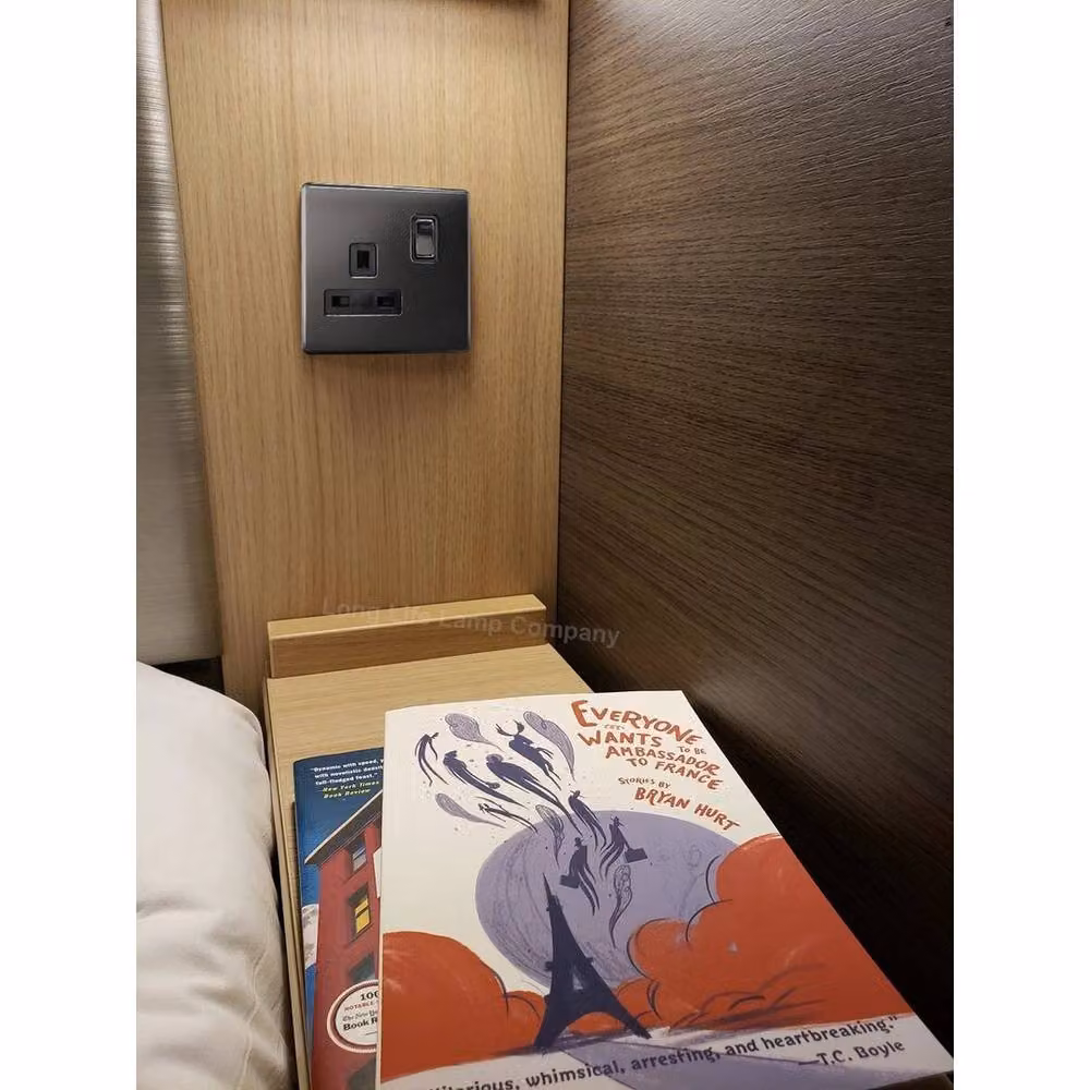 SPETLEK Single Wall Socket 1 Gang 13A Switched in Black, W: 52 cm, H: 10000 cm – 4