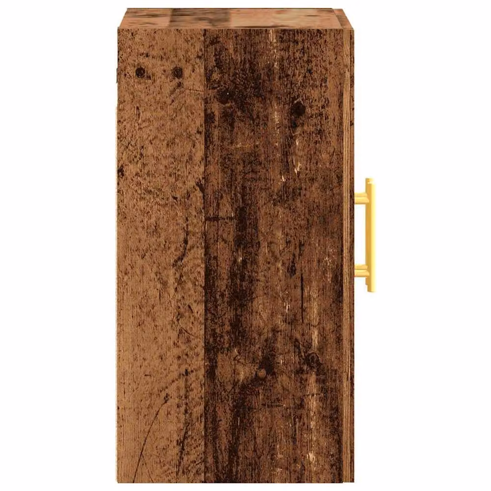 Berkfield Home Wall Mounted Cabinet in Old Wood Brown, W/D/H: 60 x 31 x 60 cm – 4