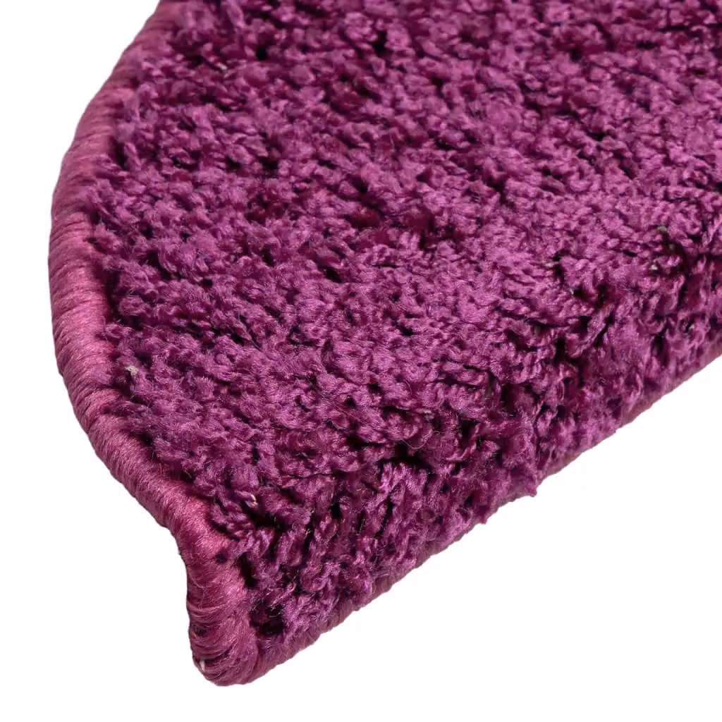 Berkfield Home Self-Adhesive Non-Slip Stair Mats, 10 Pack, Purple, W: 56 cm, D: 17 cm, H: 3 cm – 4
