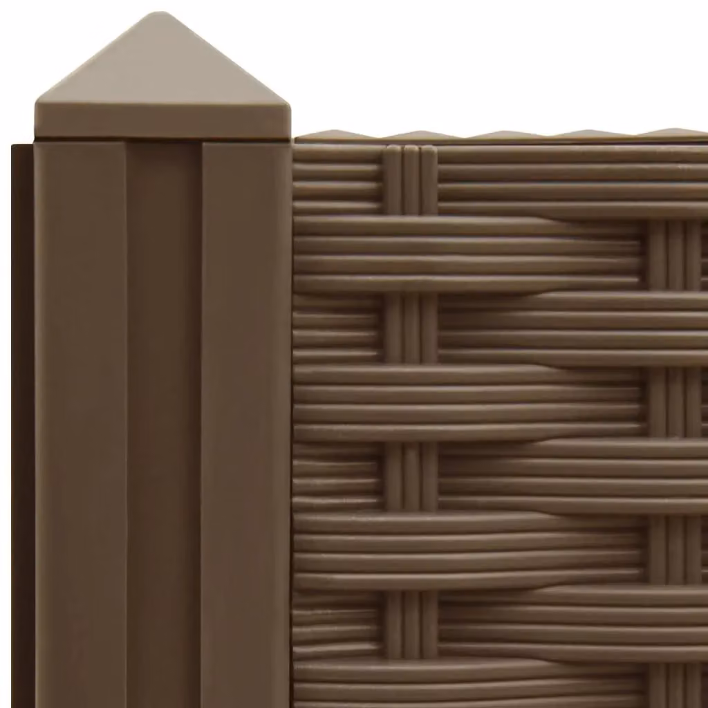 Berkfield Home Brown Polypropylene Raised Bed W/D/H: 80 x 80 x 38 cm – 4