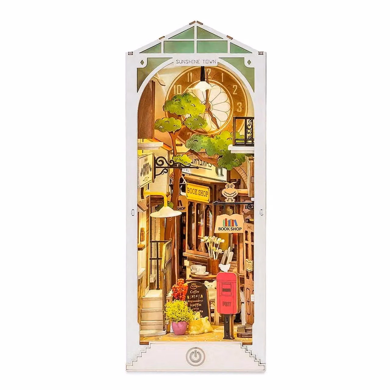 Menkind Rolife Sunshine Town Book Nook Kit in Multicolour – 3