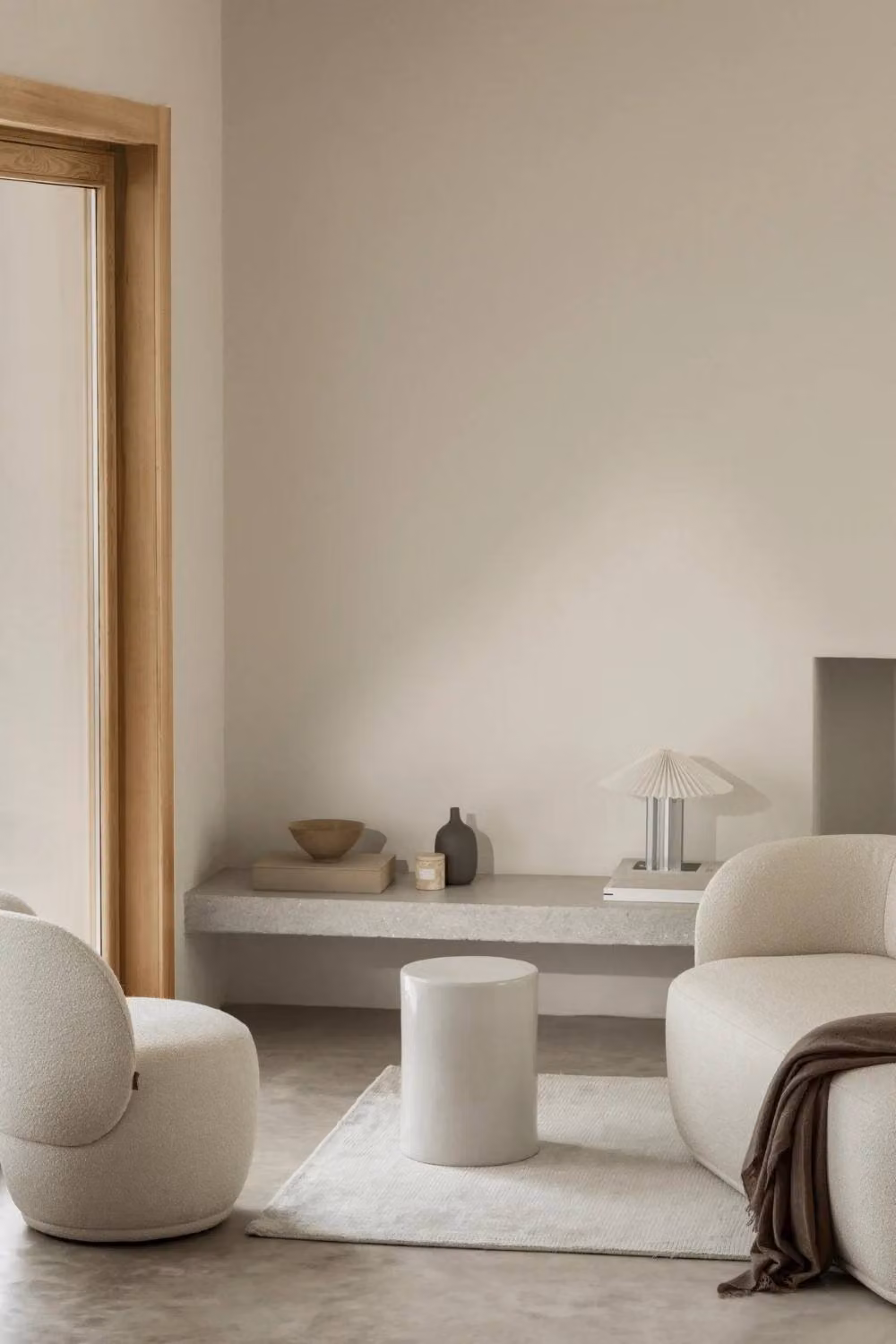 Blomus TORU Ceramic Cylindric Stool in White – 2