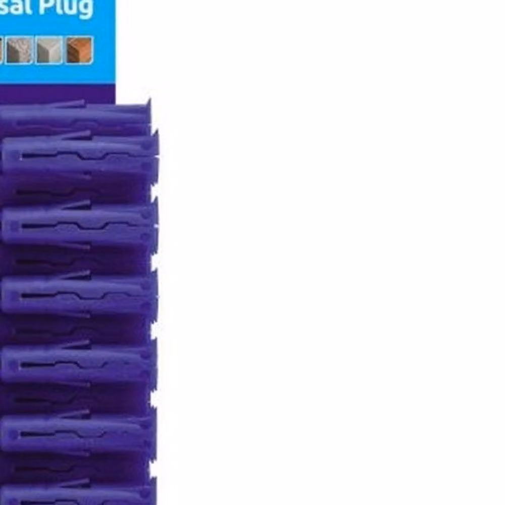 Rawlplug Universal Plug, Blue, Pack of 80 – 2