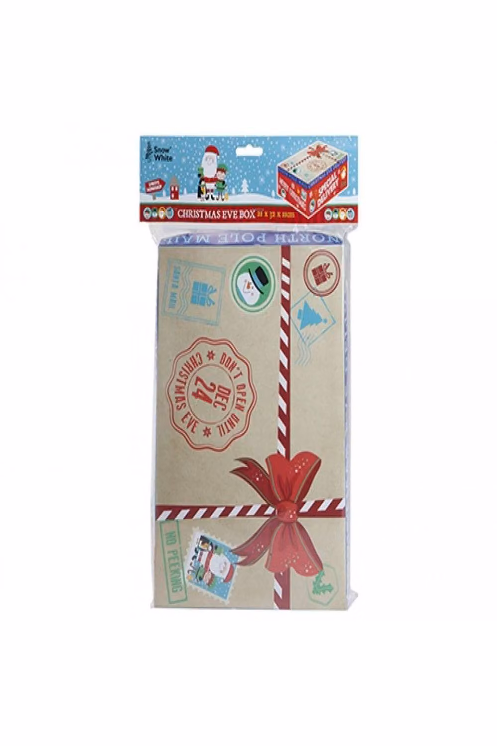 KDMD 5 Pack Mini Special Christmas Eve Boxes with Header Cards in Light Sand – 2