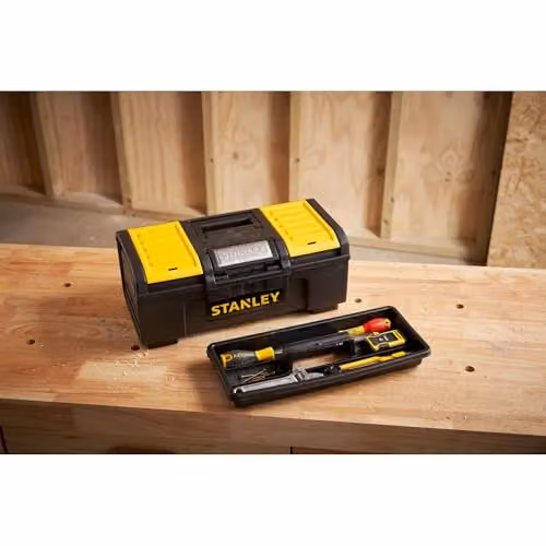 Stanley One-Touch Toolbox with Inserts, Black, W: 50.0 cm, D: 39.4 cm, H: 16.2 cm – 7