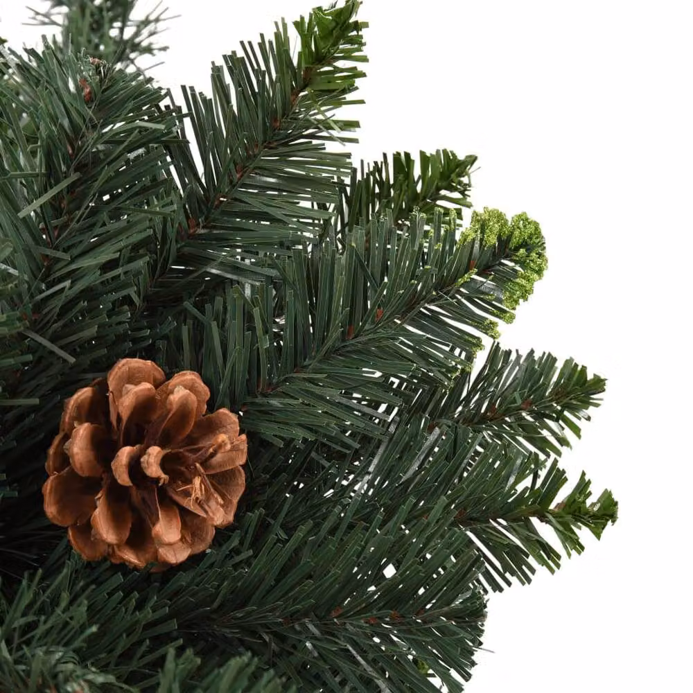 Berkfield Home Artificial Christmas Tree in Green, Height: 210 cm – 3