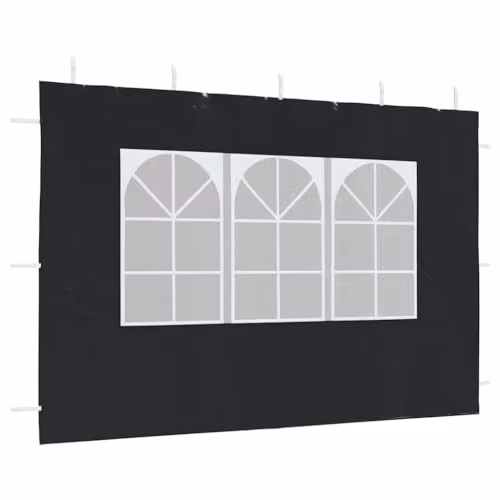 vidaXL Anthracite Gazebo with Steel Frame, W: 300 cm, D: 300 cm, H: 195 cm – 3