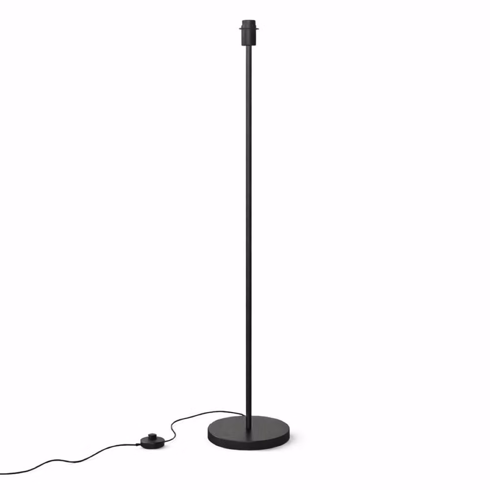CGC Lighting Lena Matt Black Straight Metal Floor Lamp – 3