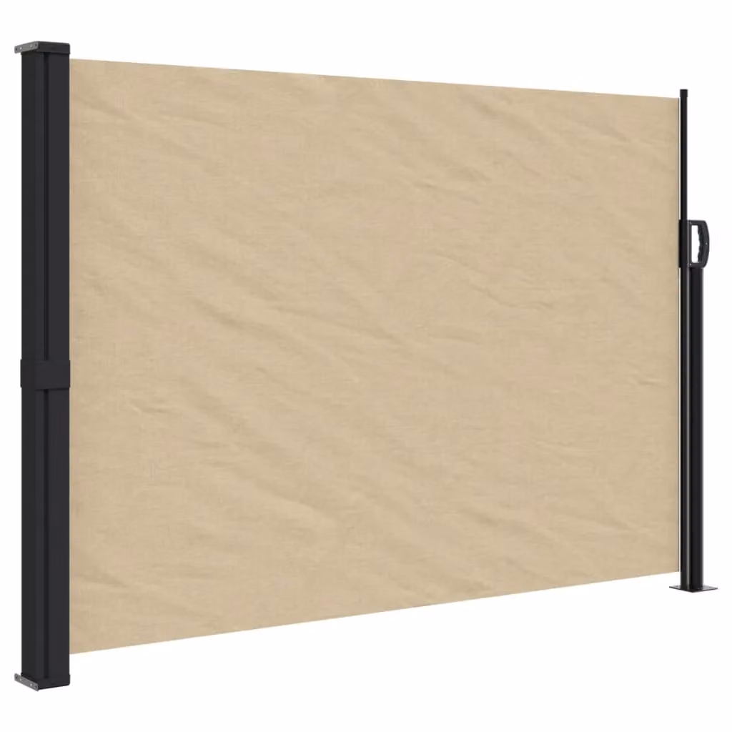 Berkfield Home Retractable Side Awning in Beige, W/H: 300 x 140 cm – 2