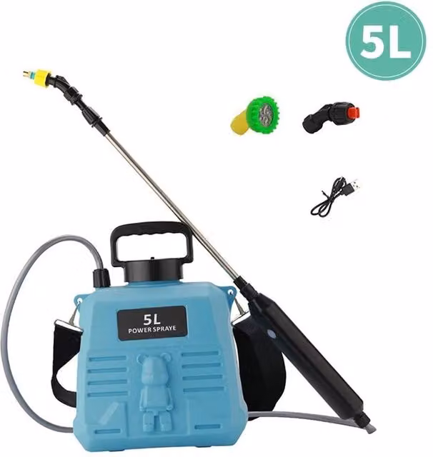 Nordara 5L Electric Garden Sprayer with Rechargeable Battery in Blue and Multicolour – 1