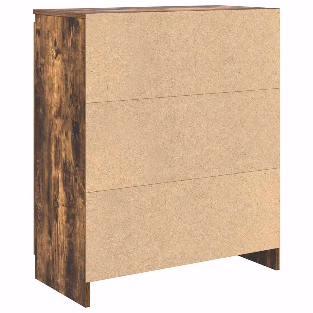 Berkfield Home Smoked Oak Sideboard with Drawer in Brown, W/D/H: 71 x 35 x 84 cm – 5